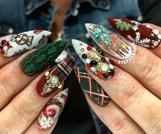 Icing Candy Nail Gems Christmas Nail Arts - Acrylic Rhinestone Jewelry  Suppliers